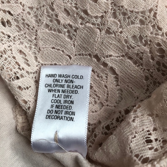 Princess Vera Wang Med Blush Sleeveless Lace Top - Picture 10 of 12